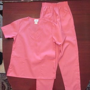 Apple Life Scrub Set Size Small Pink New